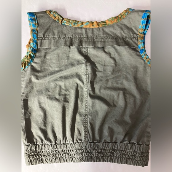 Charlotte Russe Women’s Vest, Small, Faded Olive Green, Utility Vest - Picture 2 of 7